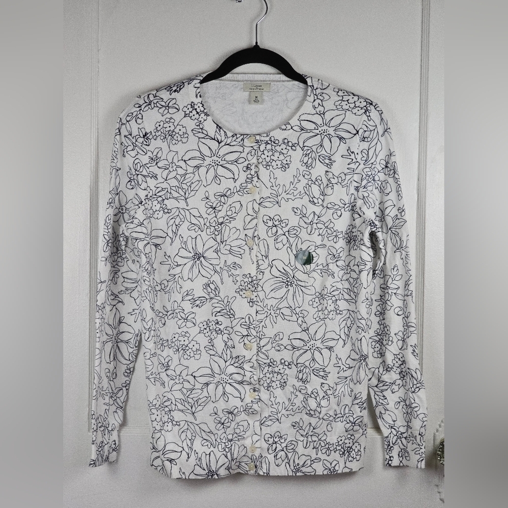 NWOT LL Bean Cardigan Medium